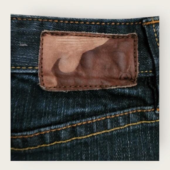 Converse One Star Skirt Women's Sz 14 back slit denim mini dark wash - Picture 3 of 6